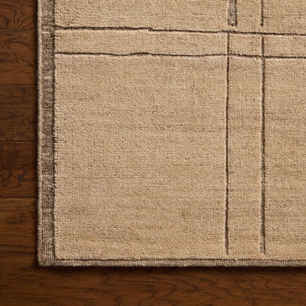 Loloi Beckham Brown and Blush 2' x 3' Area Rug, , large