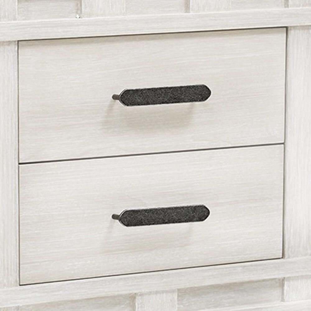 Sorelle Furniture Brookfield Elite 2-Drawer Nightstand in Brushed Ivory, , large