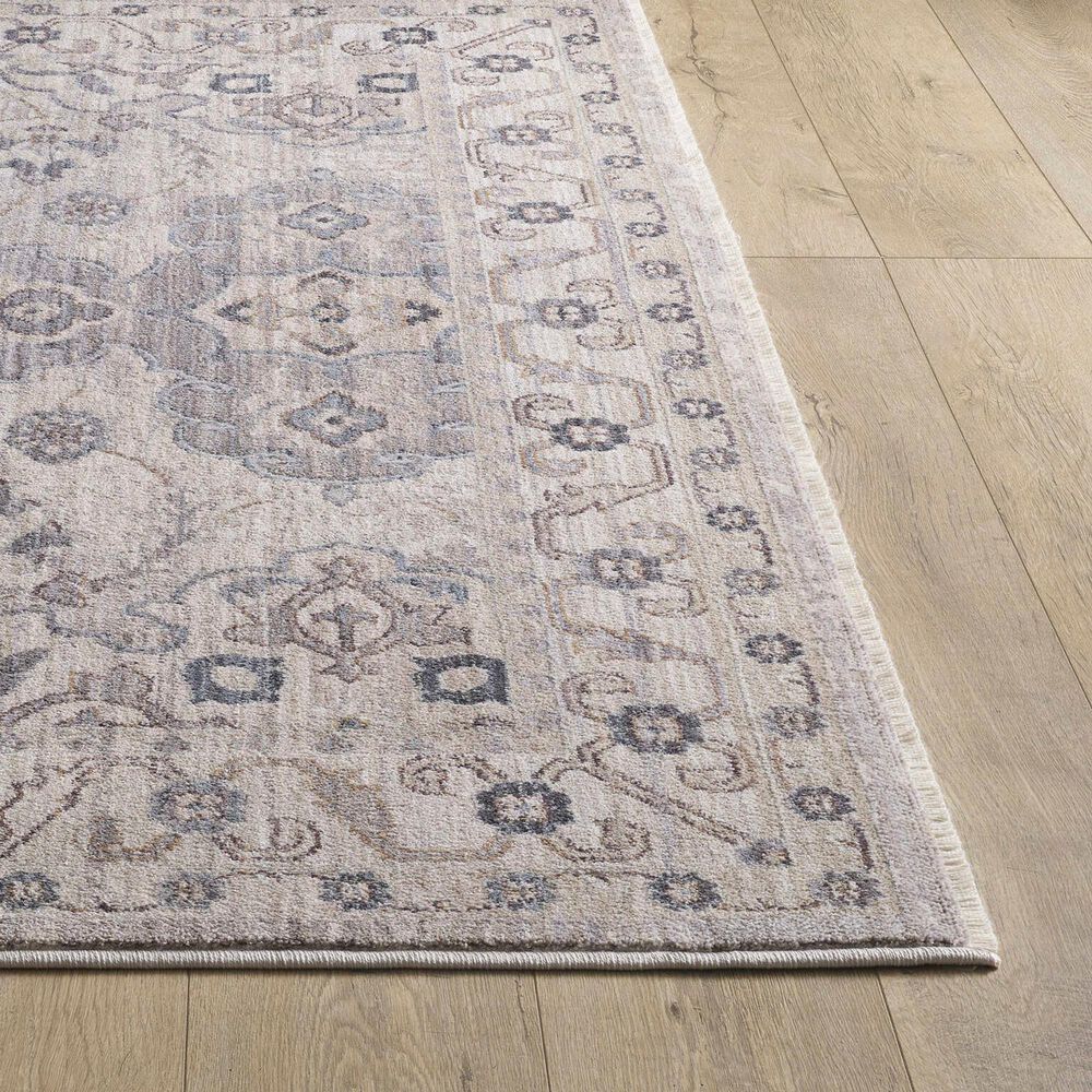 Kas Oriental Rugs Adele Amelia 5&#39; x 7&#39;8&quot; Ivory and Grey Area Rug, , large