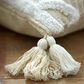 Patina Vie Bespoke Diamond Tufted 26" Square Throw Pillow in Alabaster, , large