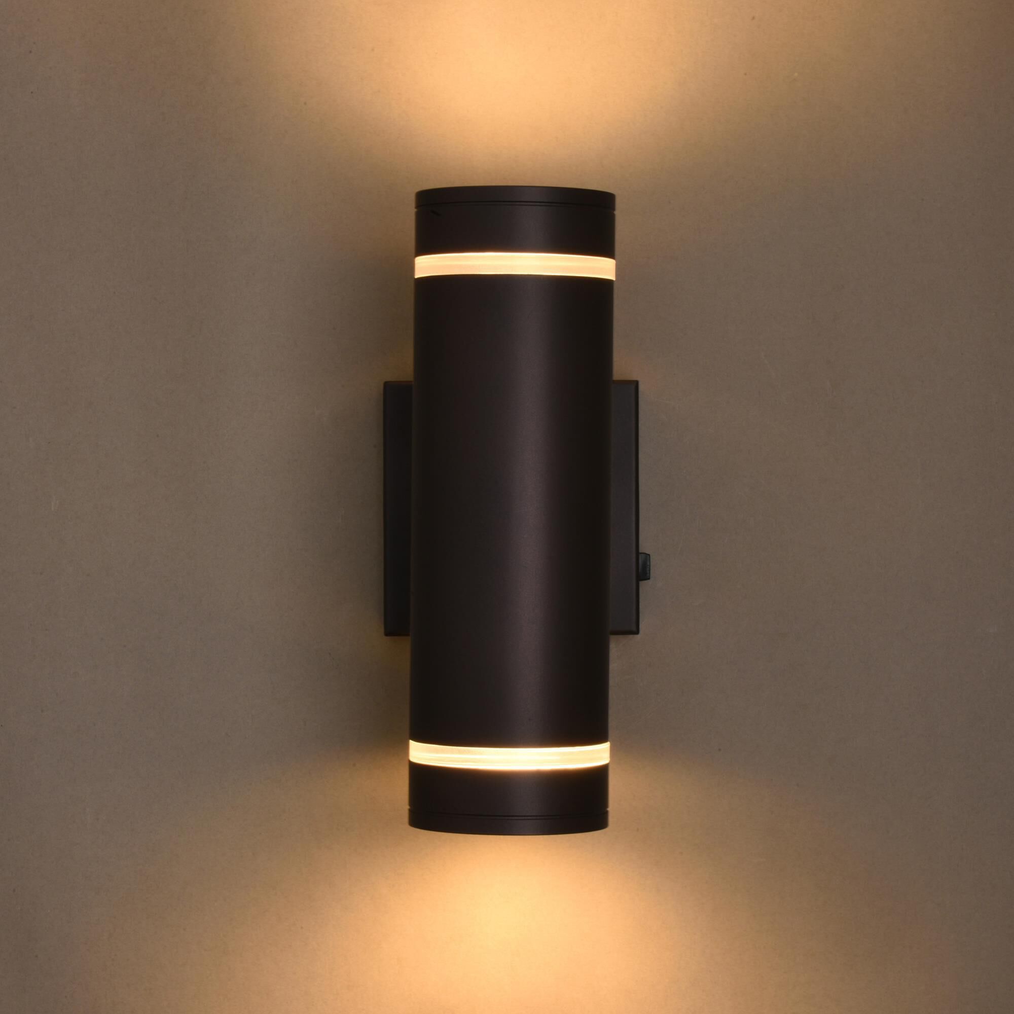 Vaxcel Chiasso 2-Light Outdoor Wall Sconce in Deep Bronze