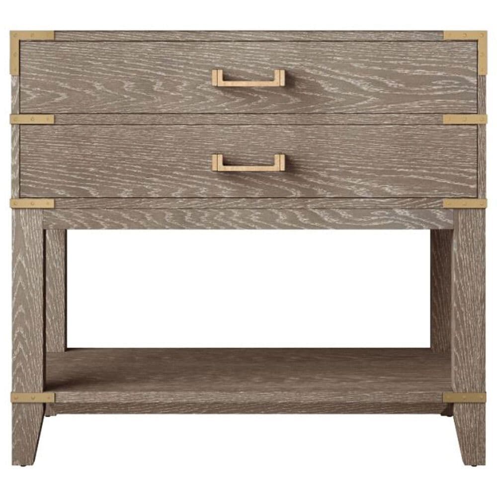 Lexora Home Norwalk 36&quot; Single Bathroom Vanity in Grey Oak with White Quartz Top and Rectangular Sink, , large
