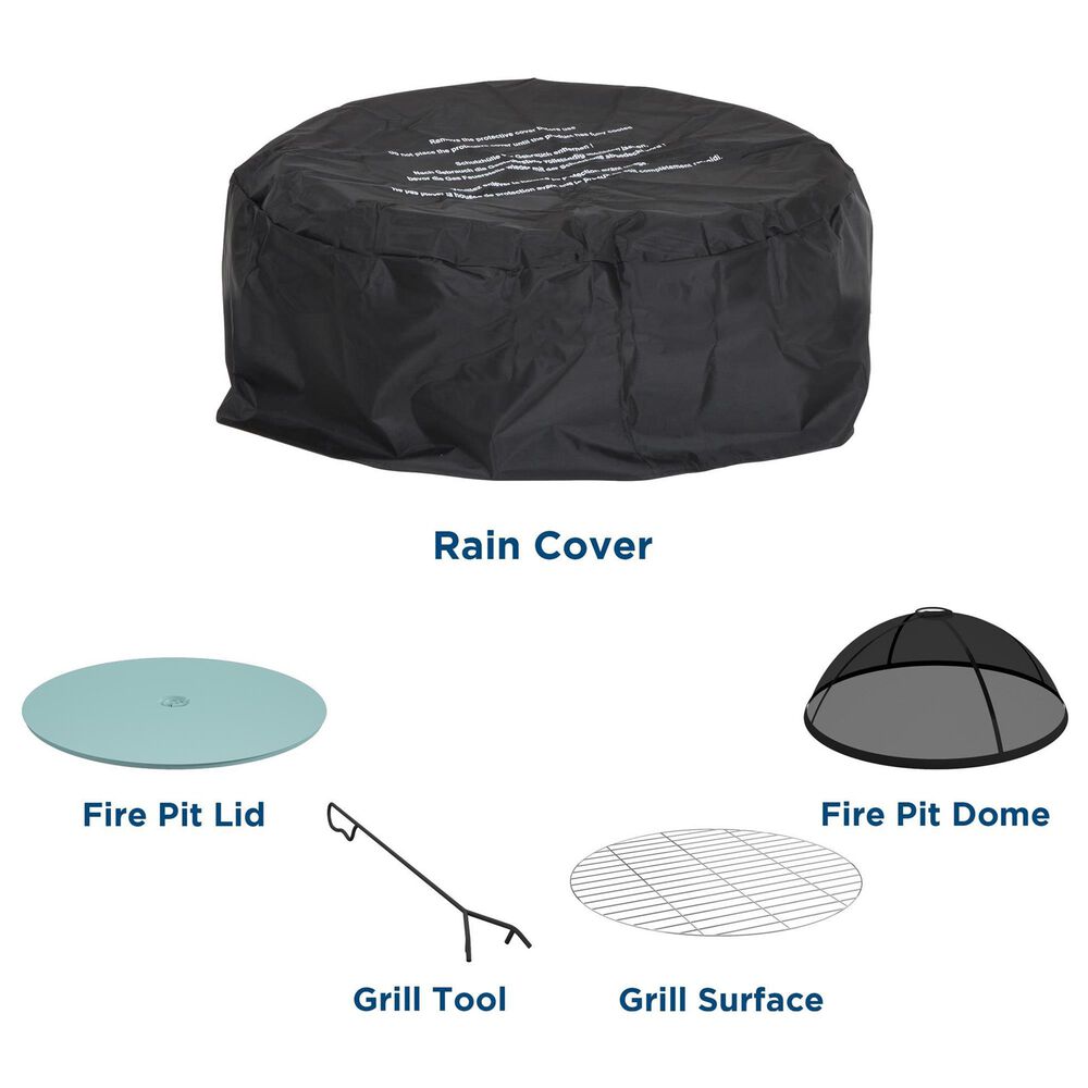 DHP Poolside 27&quot; Fire Pit in Aqua Haze, , large