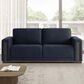 Lifestyle Solutions Riles Stationary Storage Sofa in Navy Blue, , large