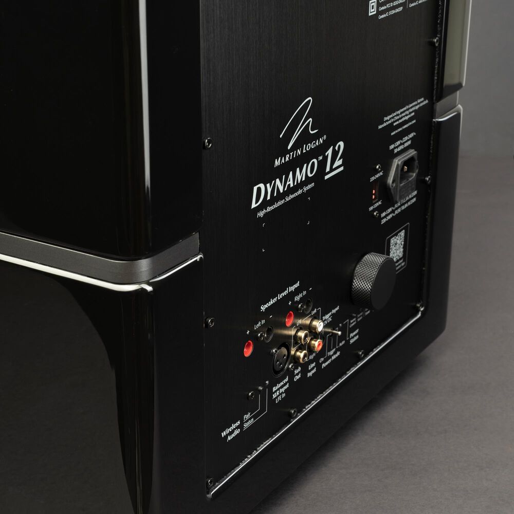 Martin Logan Dynamo 12&quot; Wireless Subwoofer in Gloss Black, , large