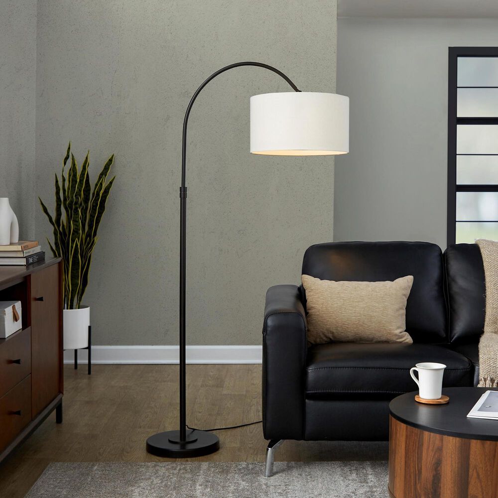 LumiSource April Metal Floor Lamp in Oil Bronze, , large
