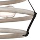 Vaxcel Taylor 4-Light Pendant in Textured Black and Ash Gray, , large