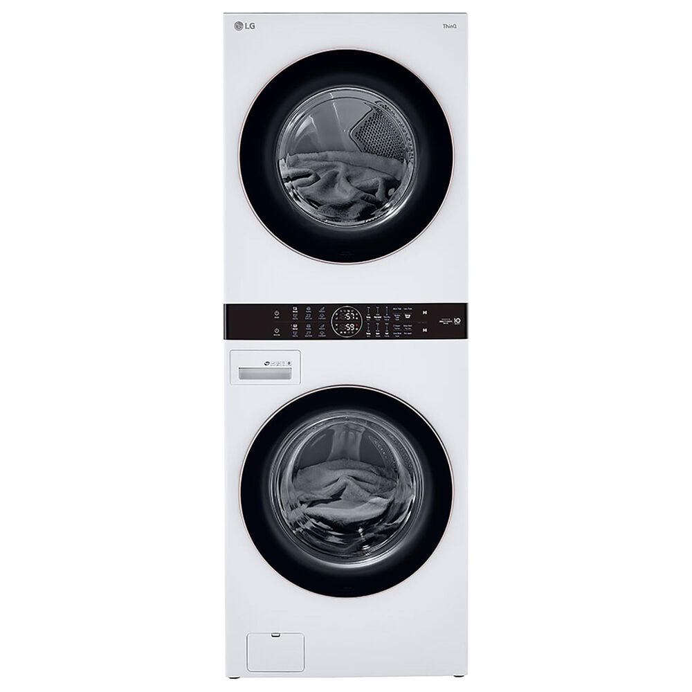 LG WashTower 4.5 Cu. Ft. Washer and 7.4 Cu. Ft. Electric Dryer in White