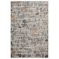 Central Oriental Adore Zed 7"10" x 9"10" Grey and Orange Area Rug, , large