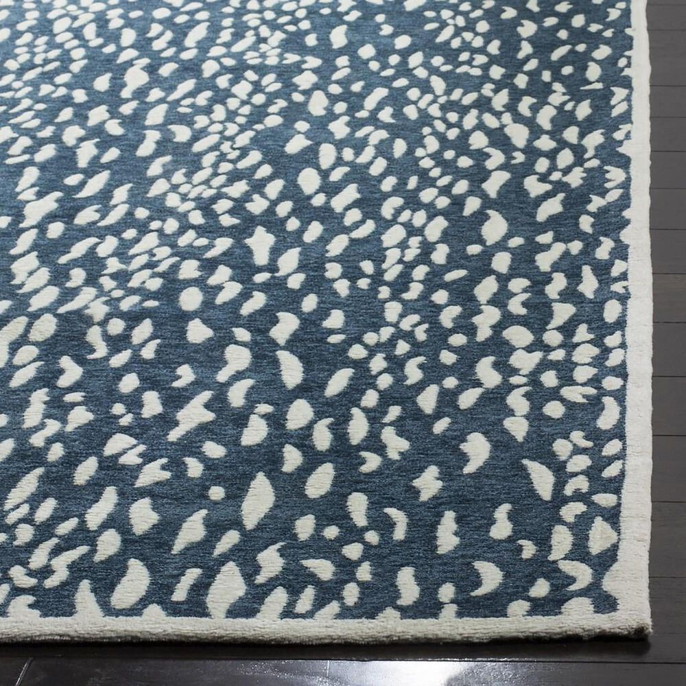 Safavieh Marbella MRB657D 5&#39; x 8&#39; Blue and Ivory Area Rug, , large