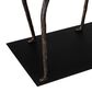 TimberHaus Atlas Small Console Table in Natural and Black, , large