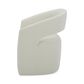 Interlochen Contemporary Dining Arm Chair in Polyester Elite Ivory White, , large