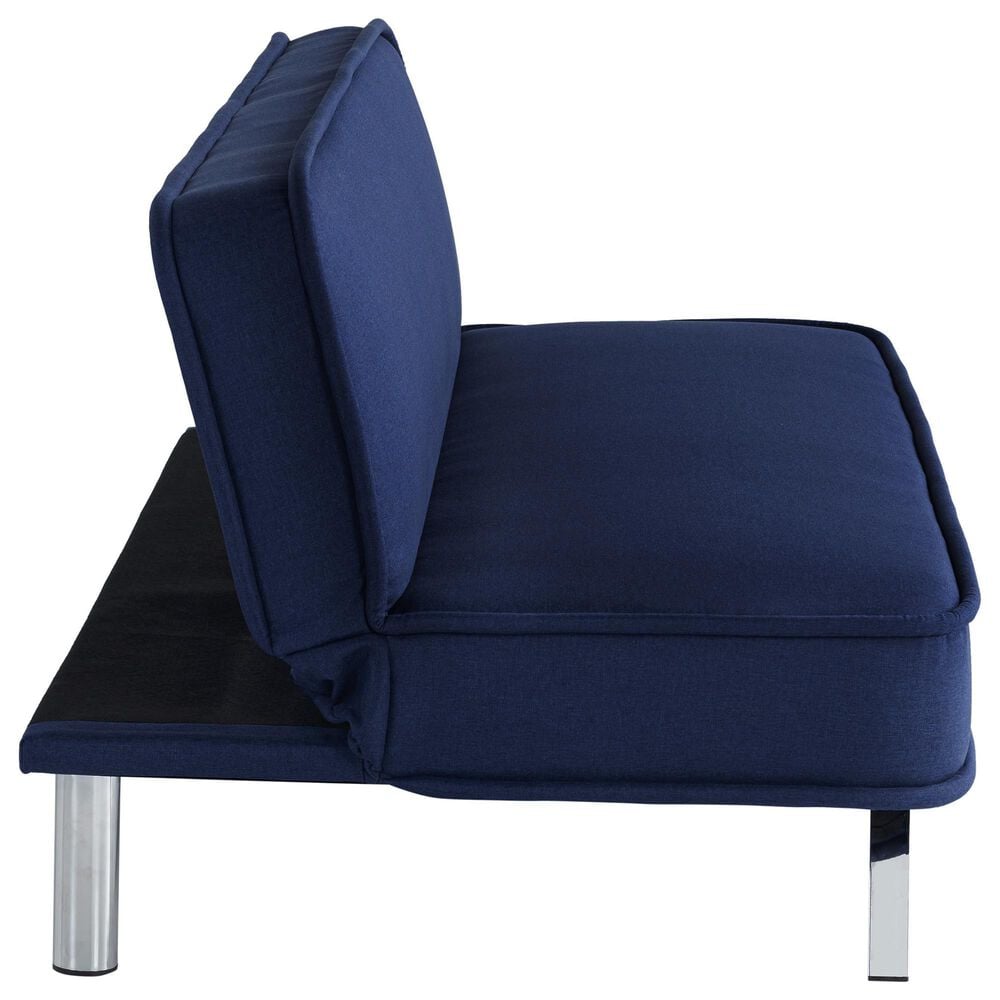 Lifestyle Solutions Toni Convertible Sofa in Navy, , large