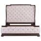 Belle Furnishings Provence Park King Upholstered Shelter Bed in Chateau Brown, , large