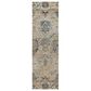Dalyn Rug Company Silk Road Putty, Ivory, Taupe, Gold, Copper, Blue and Wheat 2"3" x 7"6" Runner, , large