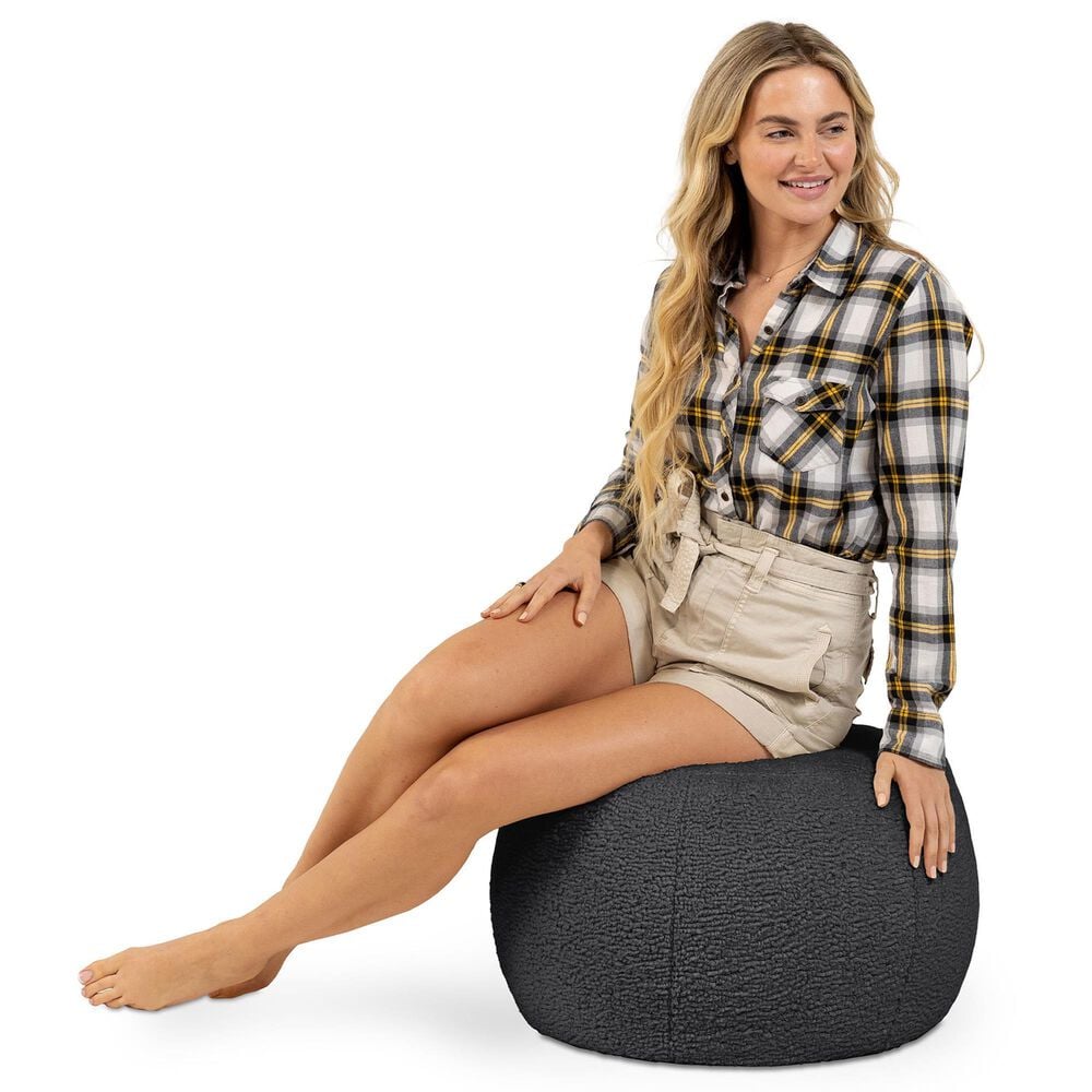 Jaxx Ellis Small Pouf in Black, , large