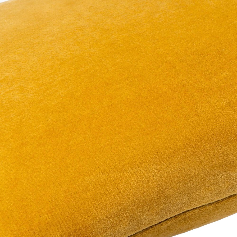 Surya 20&quot; Square Throw Pillow in Brass, , large