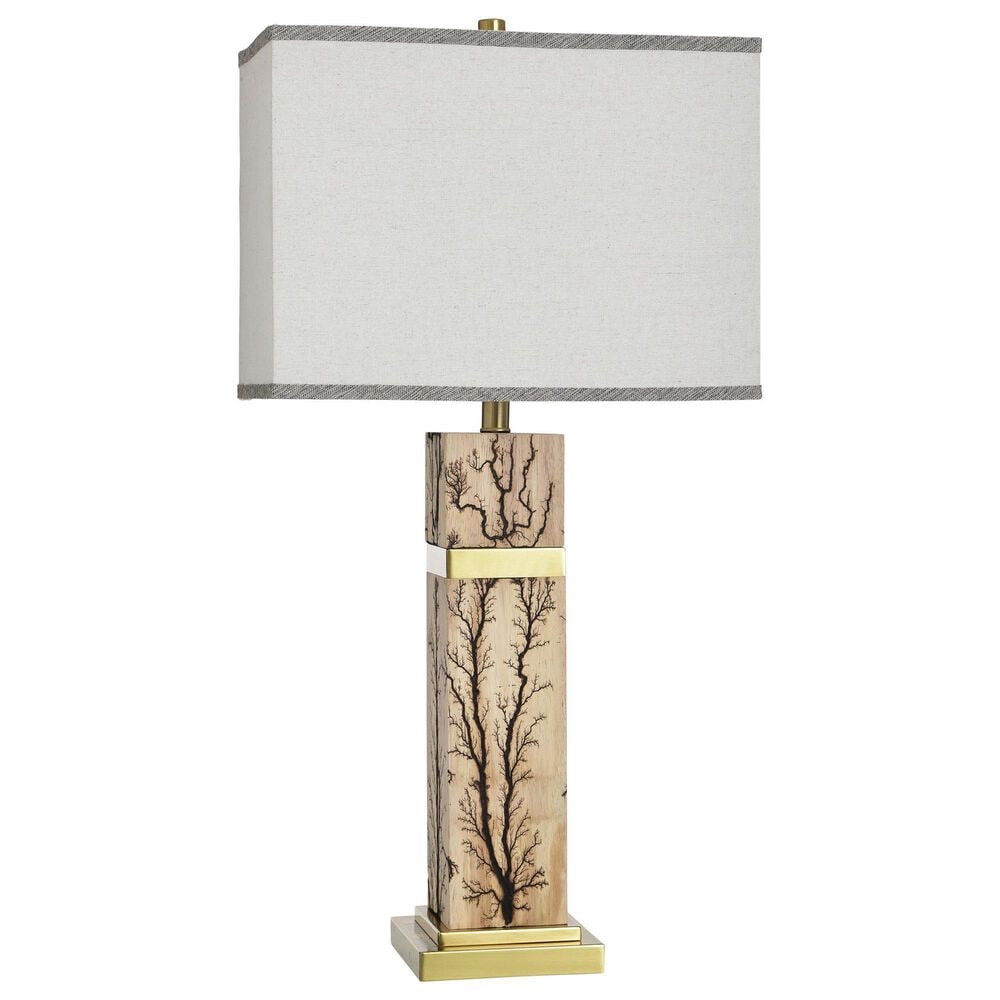 Flair Industries Ramsel Table Lamp in Gold, , large