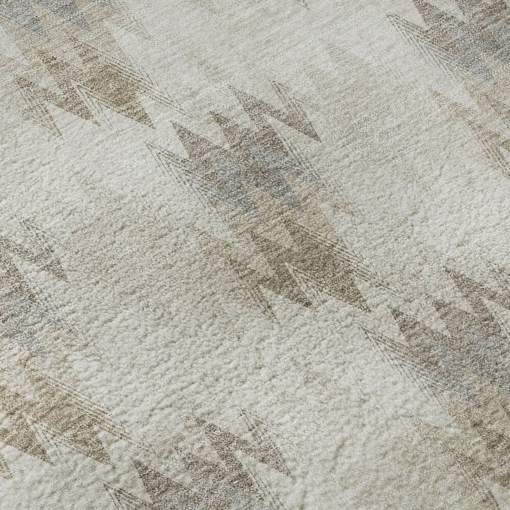 Dalyn Rug Company Soft Essentials Chevron Beige 5' x 7'6" Area Rug, , large