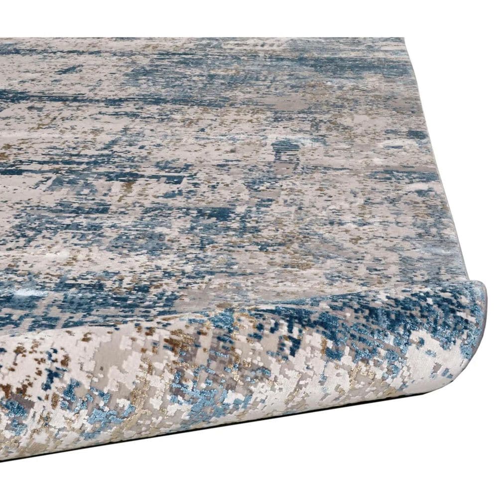 Feizy Cadiz 12&#39; x 18&#39; Blue and Ivory Area Rug, , large