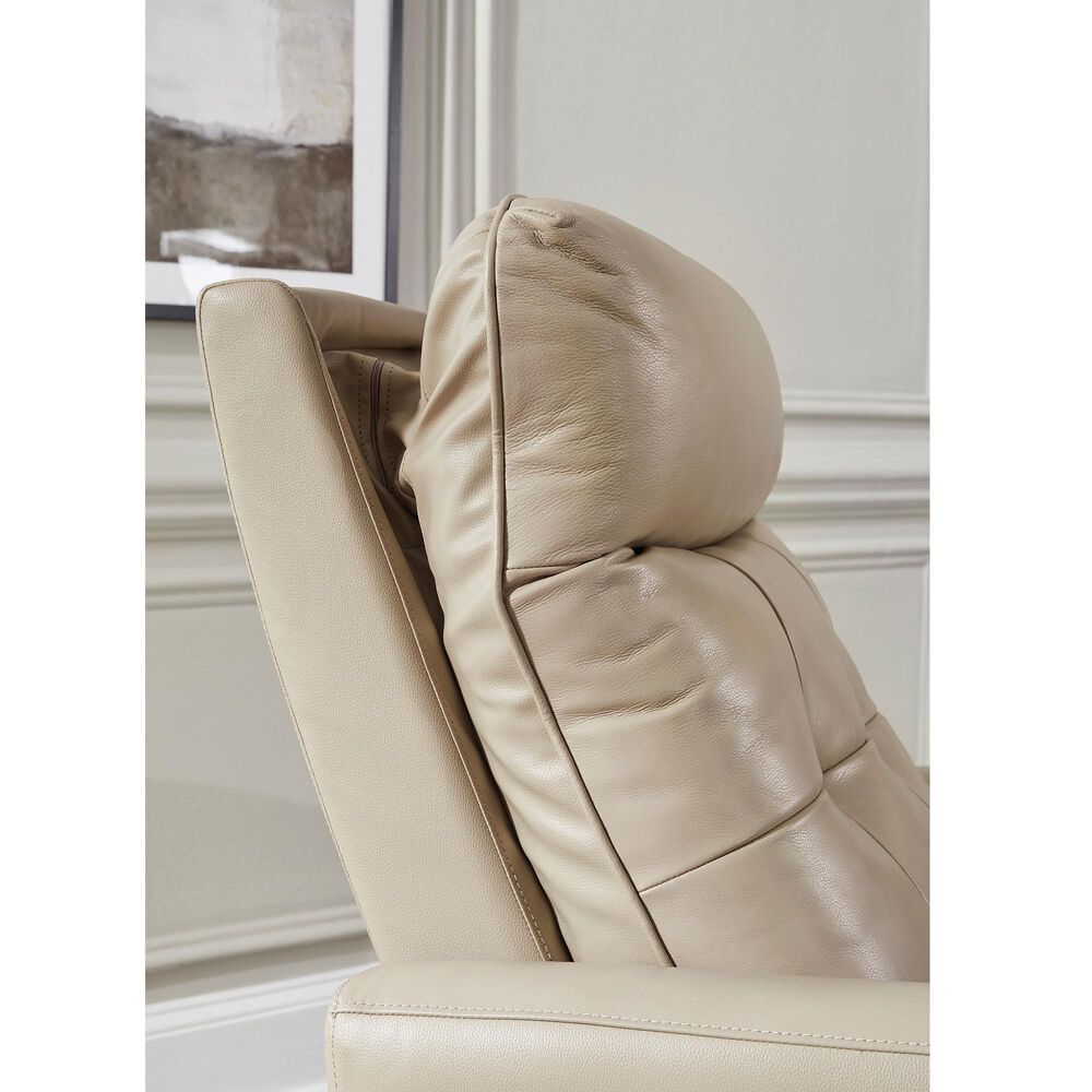 Ashley Pisgham Power Recliner with Adjustable Headrest in Sand, , large