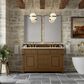 James Martin Vanities Brookfield 60" Double Bathroom Vanity in Honey Oak with 3 cm Eternal Jasmine Pearl Silestone Top, Rectangular Sinks and FreePower Wireless Charger, , large