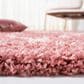 Safavieh Venus Shag 4" x 6" Pink and Ivory Area Rug, , large