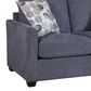 Northwestern Ryder Stationary Loveseat in Navy, , large
