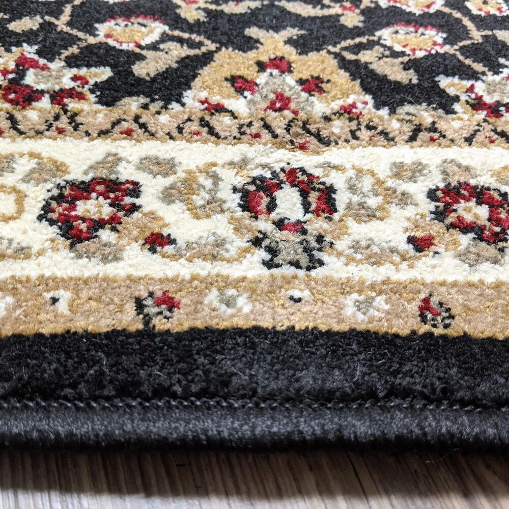 Radici USA Como 1597 Black 3'3" x 4'11" Area Rug, , large