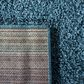 Safavieh Venus Shag 10" x 14" Blue Area Rug, , large