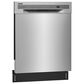 Frigidaire 24" Built-In Pocket Handle Dishwasher with ADA in Stainless Steel, , large