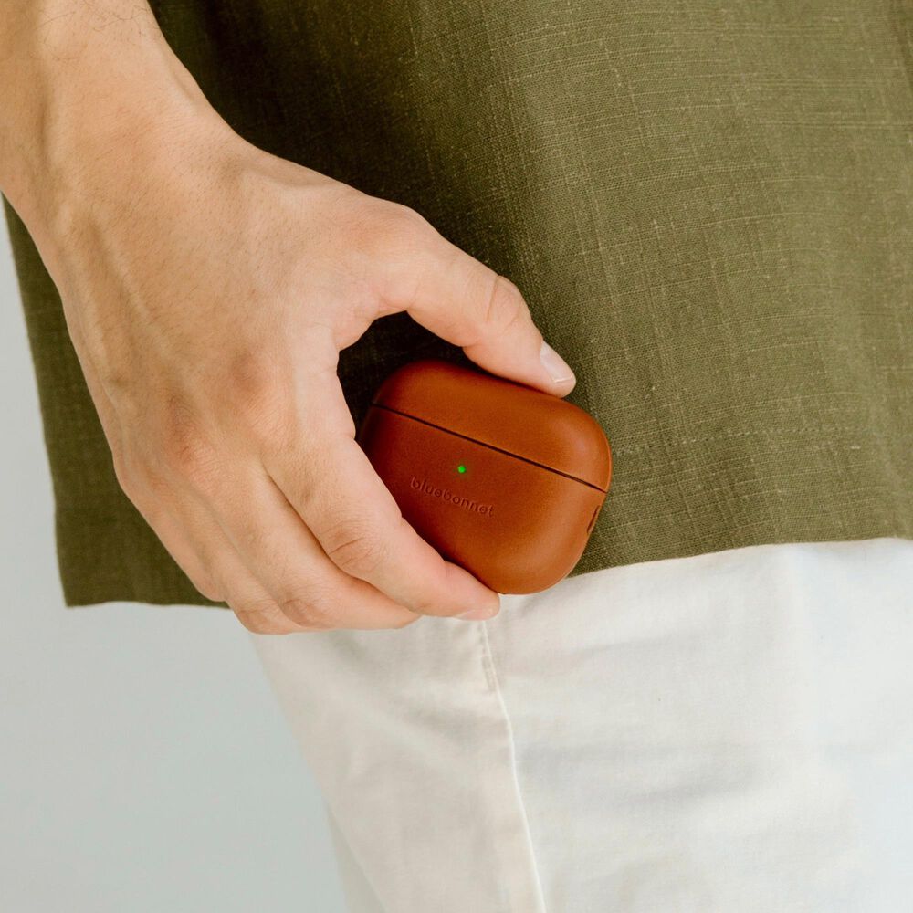 Bluebonnet Cases Leather Case for AirPods Pro 3 in Saddle Tan, , large