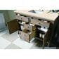 James Martin Vanities Chicago 48" Single Bathroom Vanity in Whitewashed Walnut with 3 cm Eternal Marfil Quartz Top and Rectangular Sink, , large