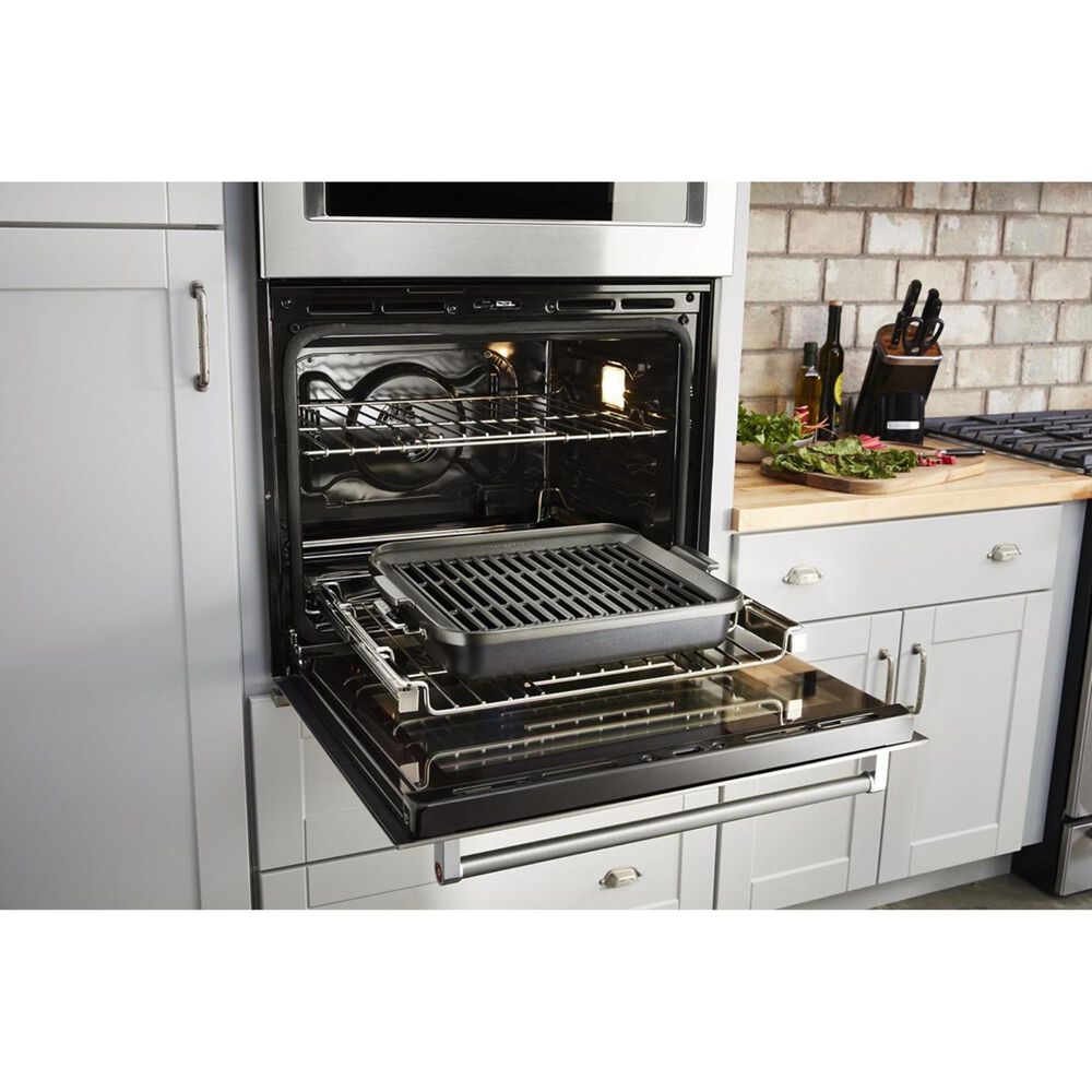 KitchenAid 30" Wall Oven with Microwave Combo Smart in Stainless Steel Nebraska Furniture Mart