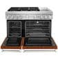 KitchenAid 6.3 Cu. Ft. Freestanding Double Oven Dual Fuel Range with True Convection in Scorched Orange, , large