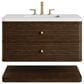 James Martin Allamari 36" Single Bathroom Vanity in Sable with 3 cm White Zeus Silestone Top and Rectangular Sink, , large