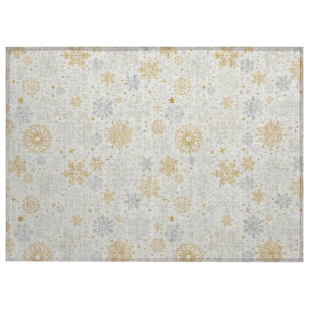 Dalyn Rug Company Wonderland WN31 2"6" x 3"10" Ivory Indoor/Outdoor Area Rug, , large