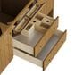 James Martin Hudson 60" Single Bathroom Vanity in Honey Oak with 3 cm Lime Delight Silestone Top and Rectangular Sink, , large