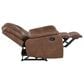 Steve Silver Katrine Manual Recliner in Chestnut Brown, , large