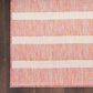 Nourison Positano POS03 Rainbow and Ivory 8" x 10" Indoor/Outdoor Area Rug, , large