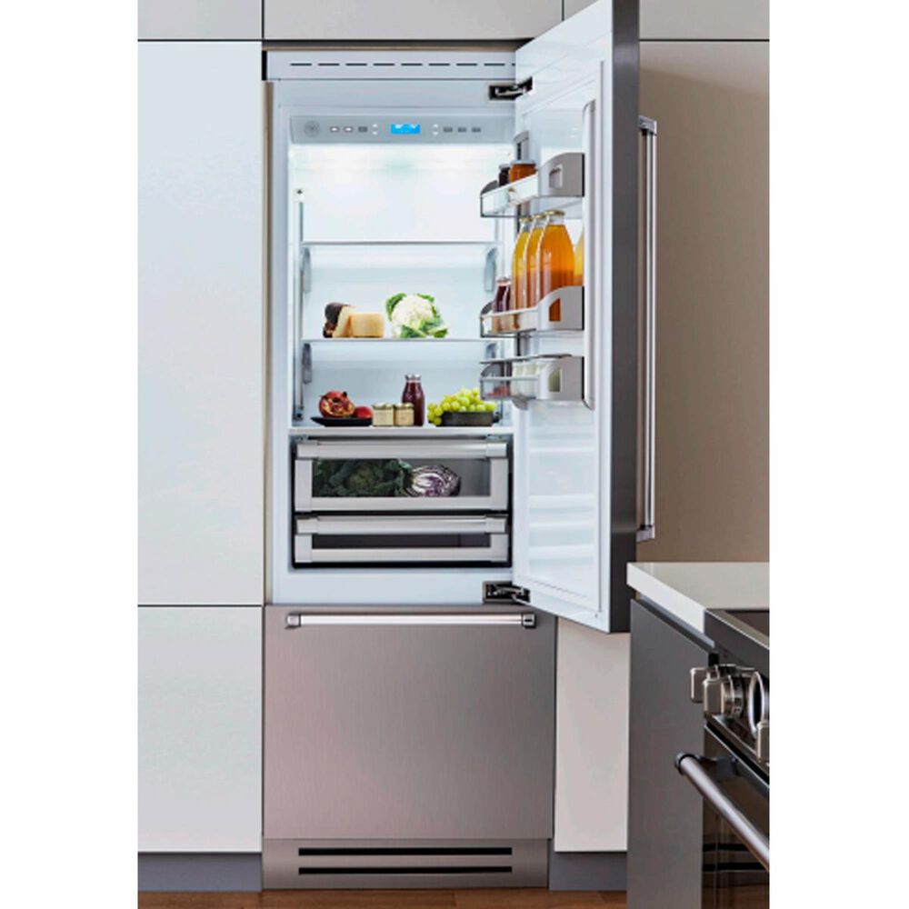 Bertazzoni 30&quot; Built-In Bottom Freezer Refrigerator Professional Series on Right Hinge, , large