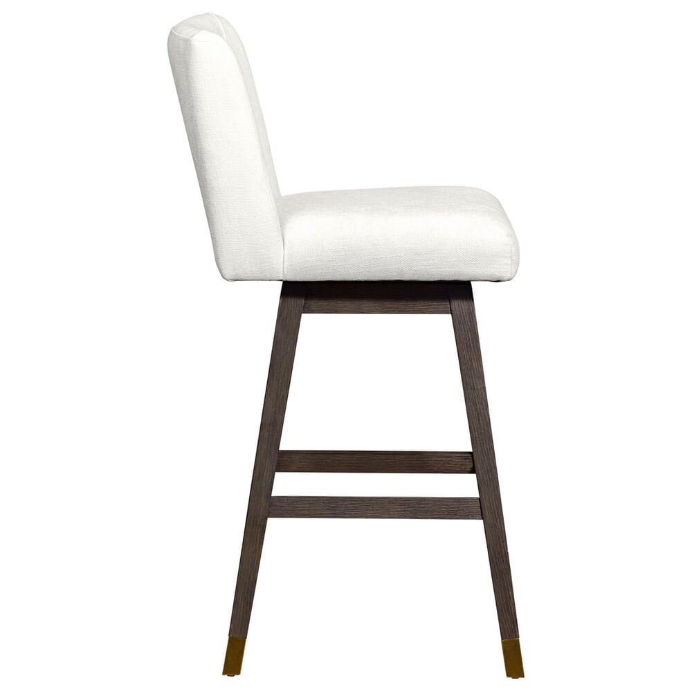 Blue River Basila Swivel Barstool in Pearl, , large
