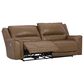 Ashley Trasimeno 3-Piece Power Reclining Living Room Set in Caramel, , large
