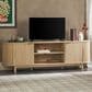 Walker Edison Chloe 70" TV Stand in Coastal Oak, , large