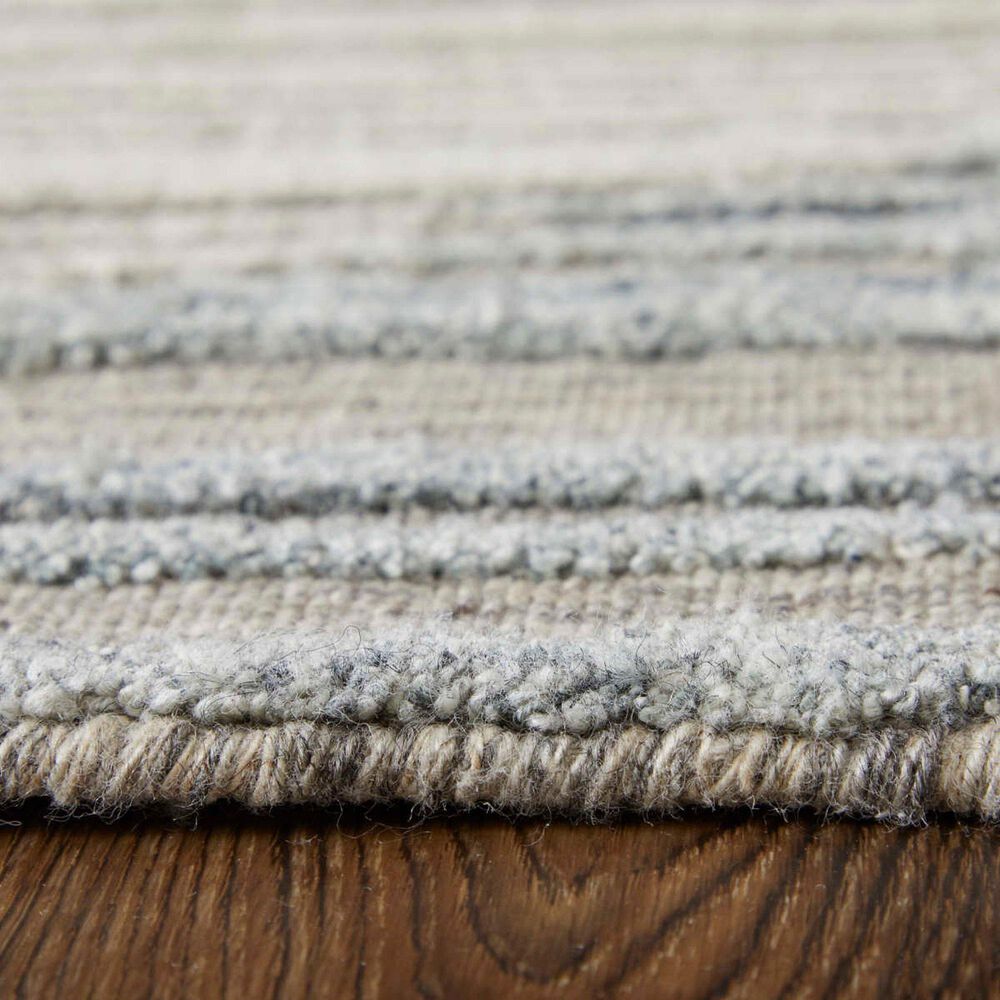 Feizy Elias 3&#39;6&quot; x 5&#39;6&quot; Gray and Ivory Area Rug, , large