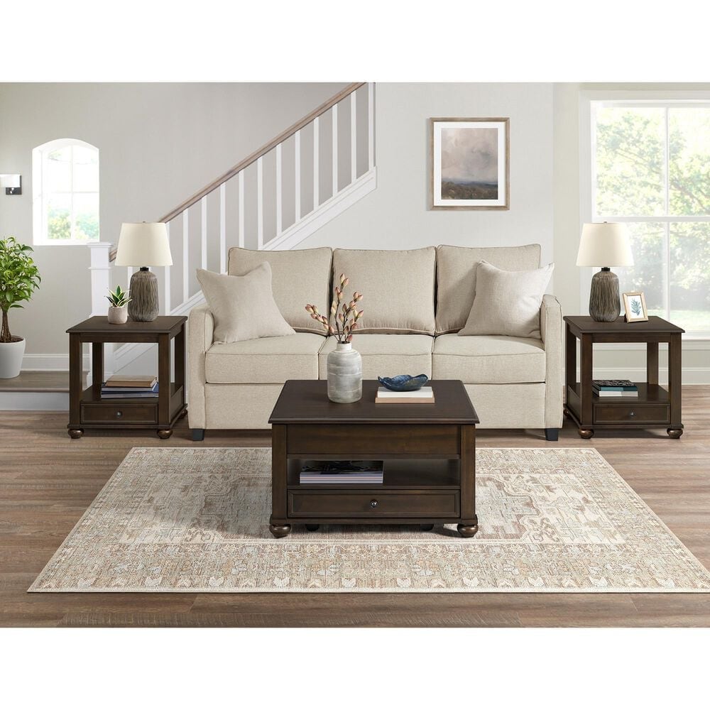 Mayberry Hill Wagner End Table in Cherry, , large