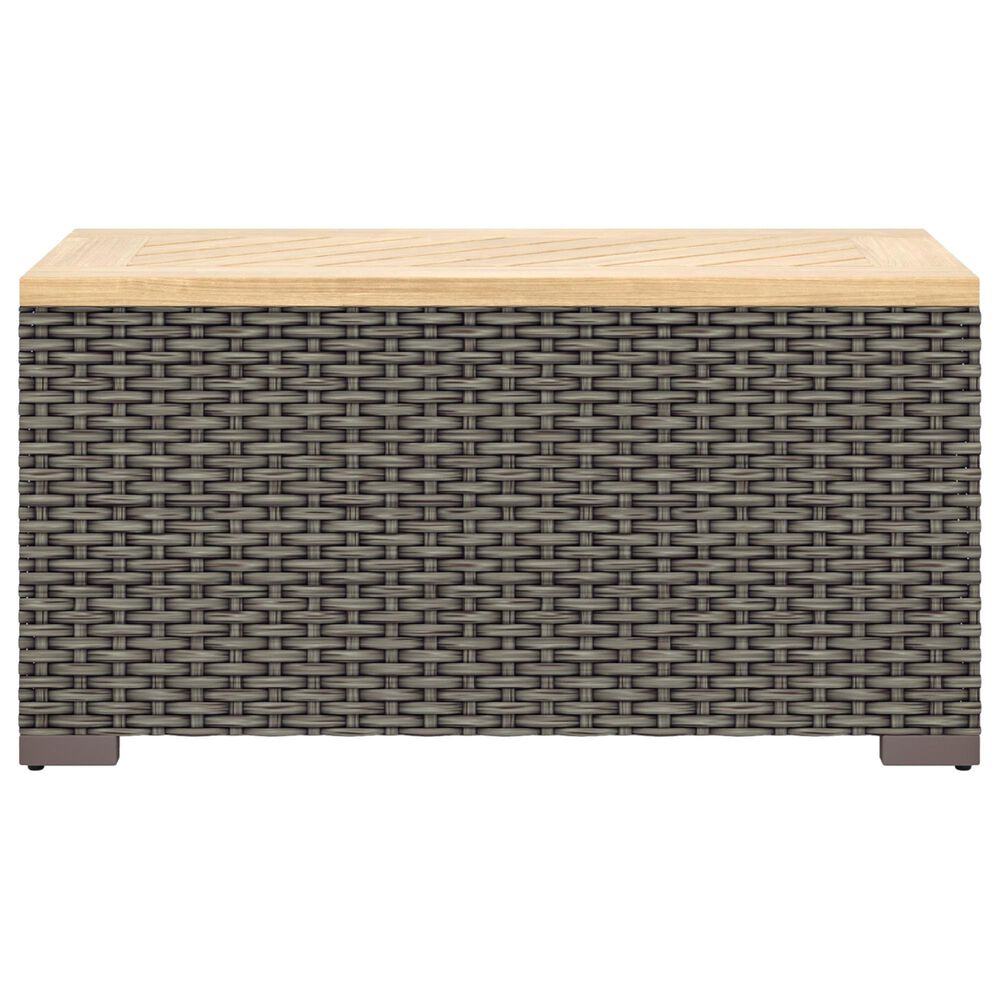 Homestyles Boca Raton Storage Table in Brown and Gray - Table Only, , large