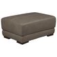 Bordeaux & Co 4-Piece Stationary Leather Living Room Set in Goodland Grey, , large