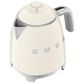 Smeg 3-Cup Stainless Steel Retro Style Mini Electric Kettle in Cream, , large