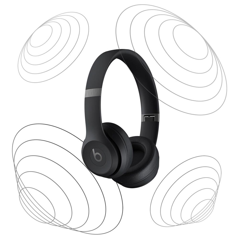 Beats Solo 4 True Wireless On Ear Headphones in Matte Black, , large